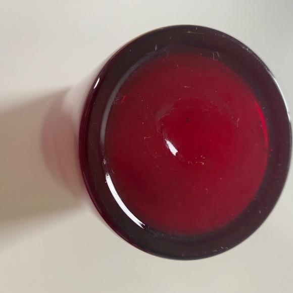 San Miguel hand blown art glass vase bubble Spain - Picture 6 of 7